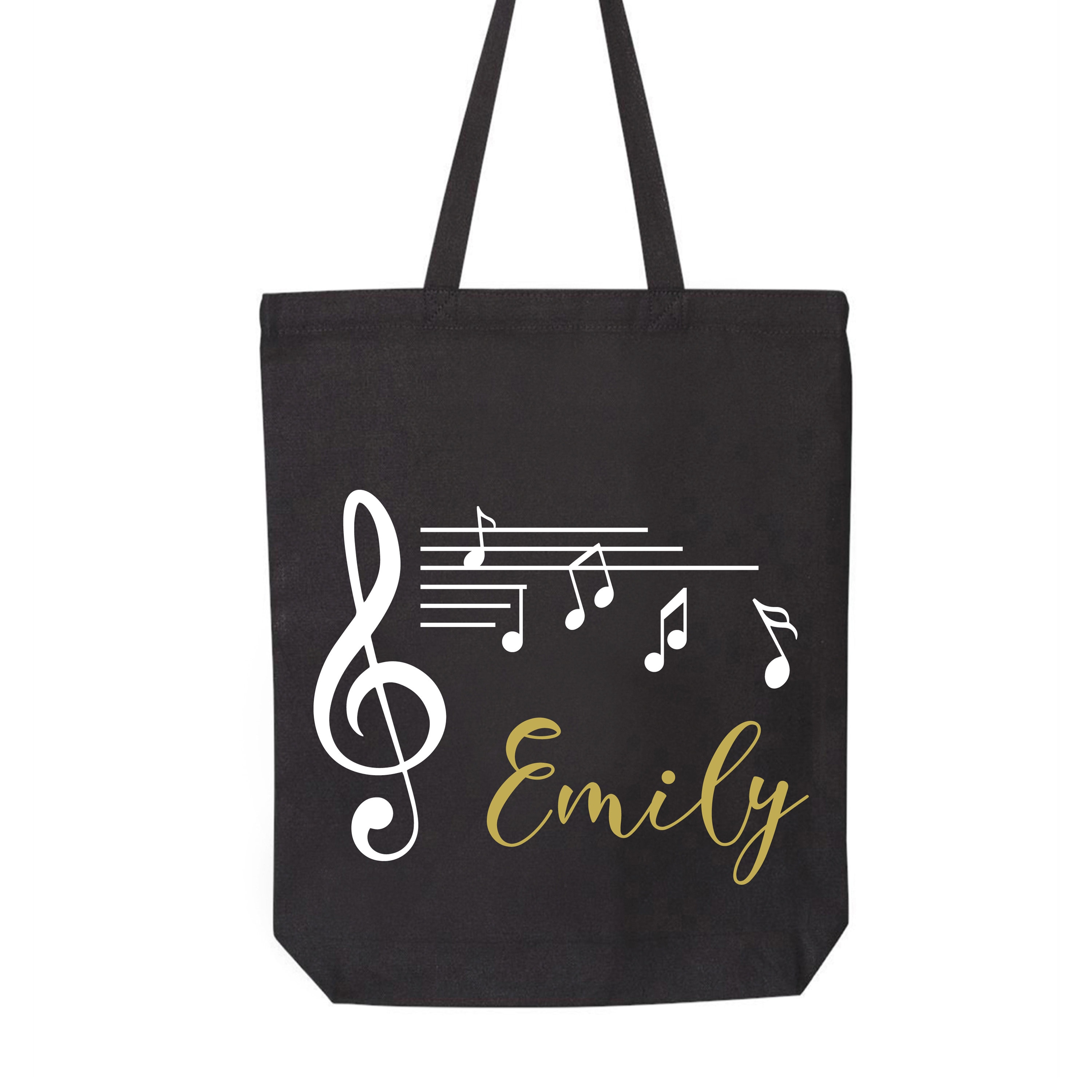 Music Tote Bag Personalized Tote bag Musician Gift Piano Etsy