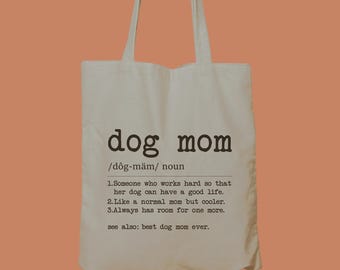 Hunde Mama Baumwolltasche: Fur Mama Geschenk