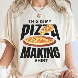 Camisetas a juego para la familia de la pizza: camisetas divertidas para amantes de la comida