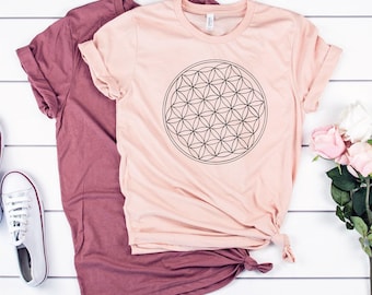 Flower Of Life Shirt: Sacred Geometry, Spiritual Tee