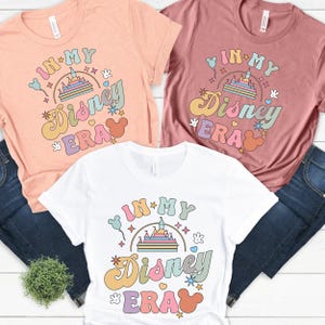 T-shirt Magic Kingdom, motif château rétro, chemise de style Disney vintage (unisexe TP-XXL, coton pré-rétréci, col côtelé athlétique) image 6