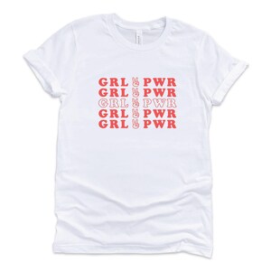 Camiseta feminista retrô: Camiseta Girl Power de algodão imagem 7