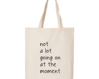 Graphic Cotton Tote Bag: Eco Friendly Canvas Carryall