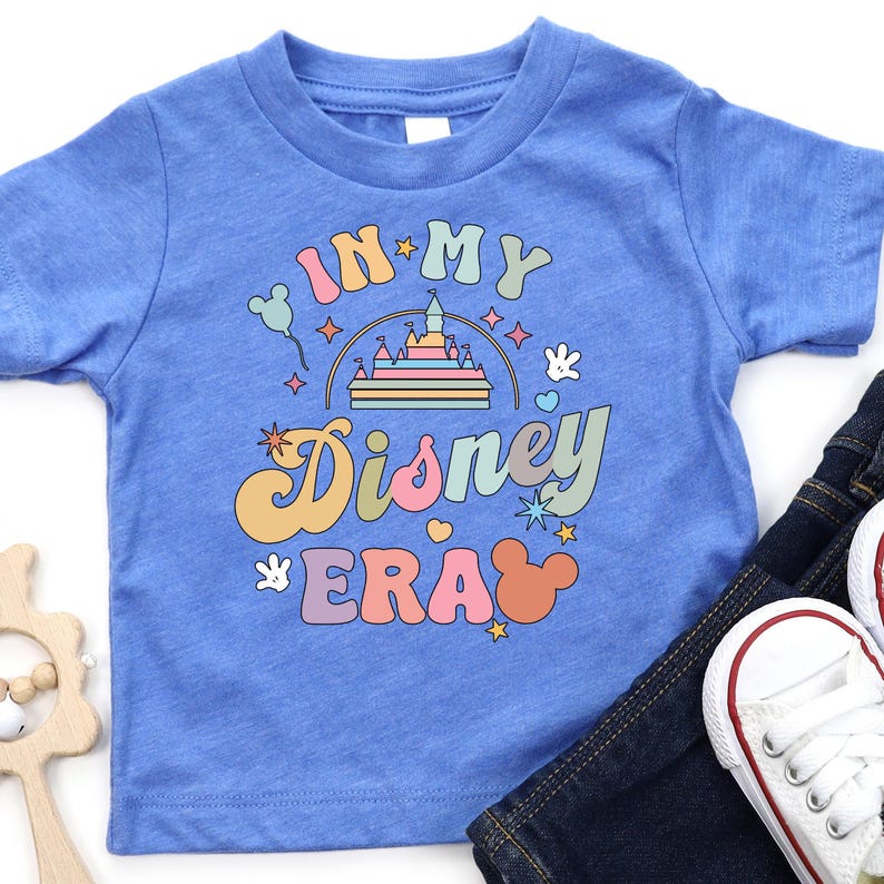 T-shirt Magic Kingdom, motif château rétro, chemise de style Disney vintage (unisexe TP-XXL, coton pré-rétréci, col côtelé athlétique) image 7