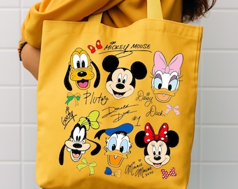 Bolsa de Mickey y sus amigos, bolsa de lona del Festival de Jardines de Disney, regalo floral de Disney, regalo para jardineros
