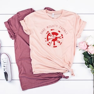 Dare Mighty Things Shirt: Mars Perseverance Parachute Tee