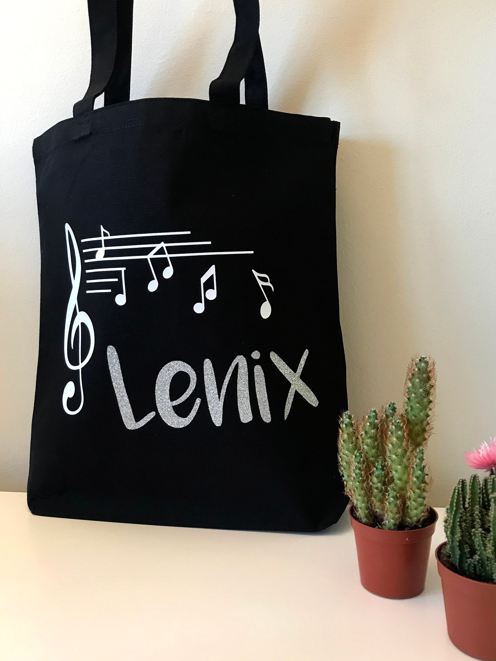 Music Tote Bag Personalized Tote bag Musician Gift Piano Etsy