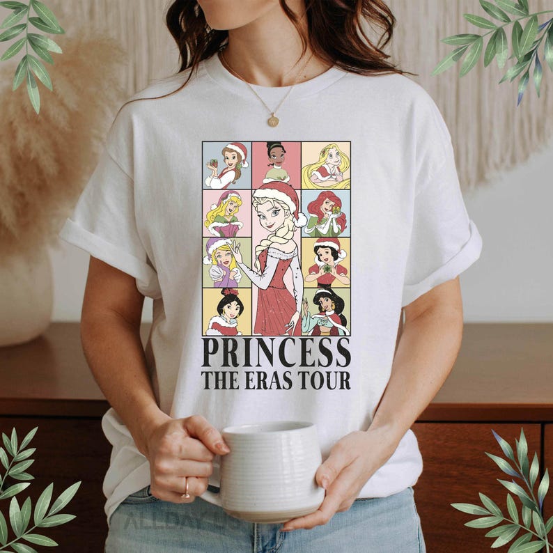 Princess Eras Tour Nostalgic Tribute-tröja - Disney-familjetröja, smörmjuk bomull, klassisk passform - unisex småbarn till vuxen bild 5