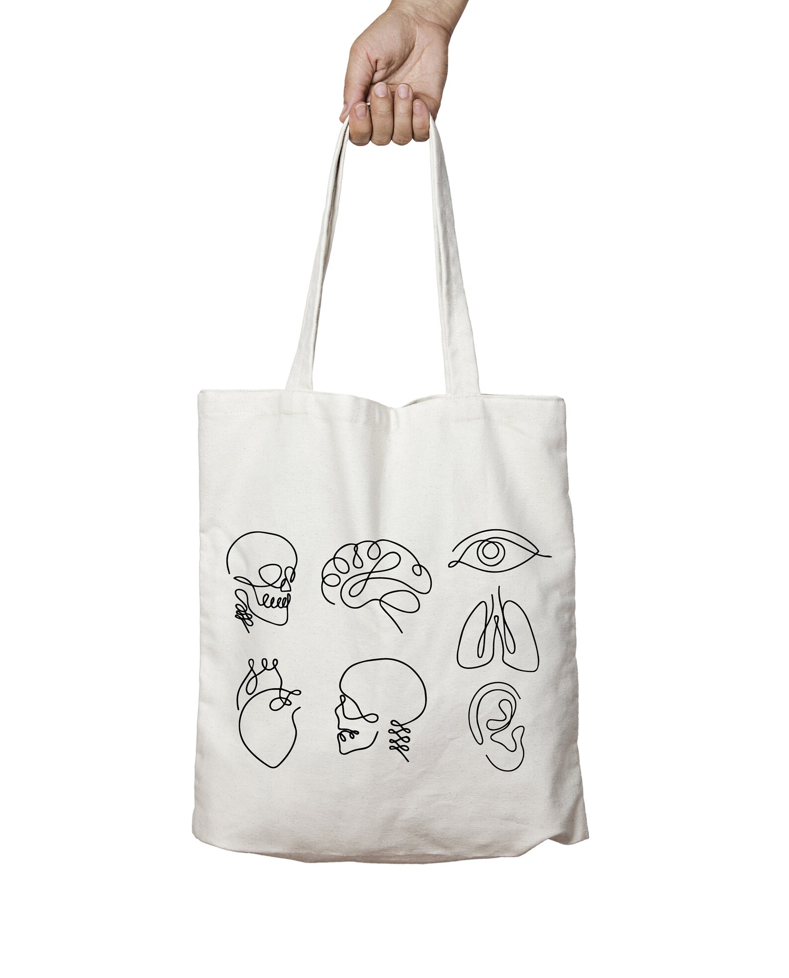 Human Anatomy Tote Bag Friendly Bag Shopping Bag Canvas Etsy