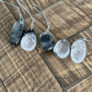 Natural Assorted Gemstone Pendants - Mixed Random Shapes - Pre-drilled - Perfect for jewelry making or wire wrapping