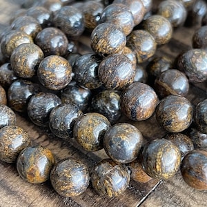 8mm Bronzite Bead Strand