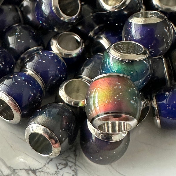 Galaxy mood beads - temperature color changing