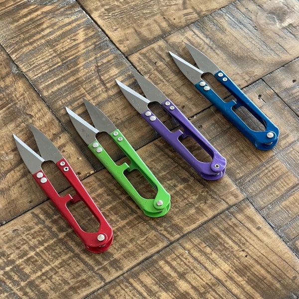 4 Inch Thread Snips - Embroidery Snips - Jewelry Snips - Scissors - Thread Cutter - Stainless Steel