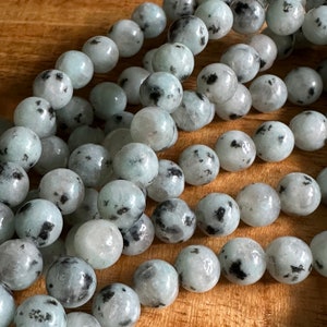 Sesame Jasper - Kiwi Jasper Bead Strand - 6mm - 8mm - 10mm