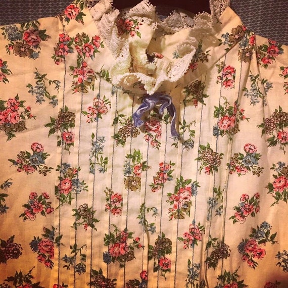 Vintage 1960s Prairie Dress
