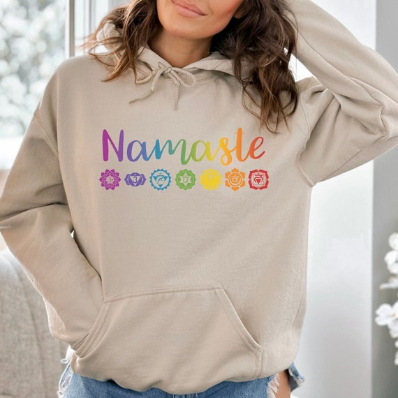 Namaste Chakras Hoodie