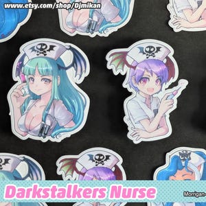 Darkstalkers Nurse Morrigan Lilith Felicia
