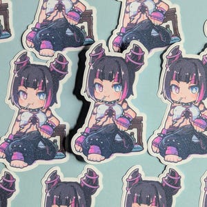 Street Fighter 6 Chibi Juri Aufkleber