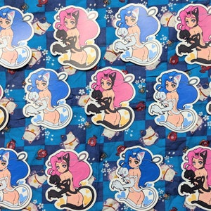 Darkstalkers Felicia vinyl stickers
