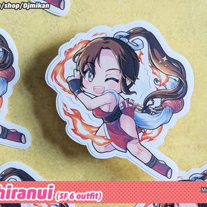 Street Fighter/ King of Fighters  Chibi Mai Shiranui sticker