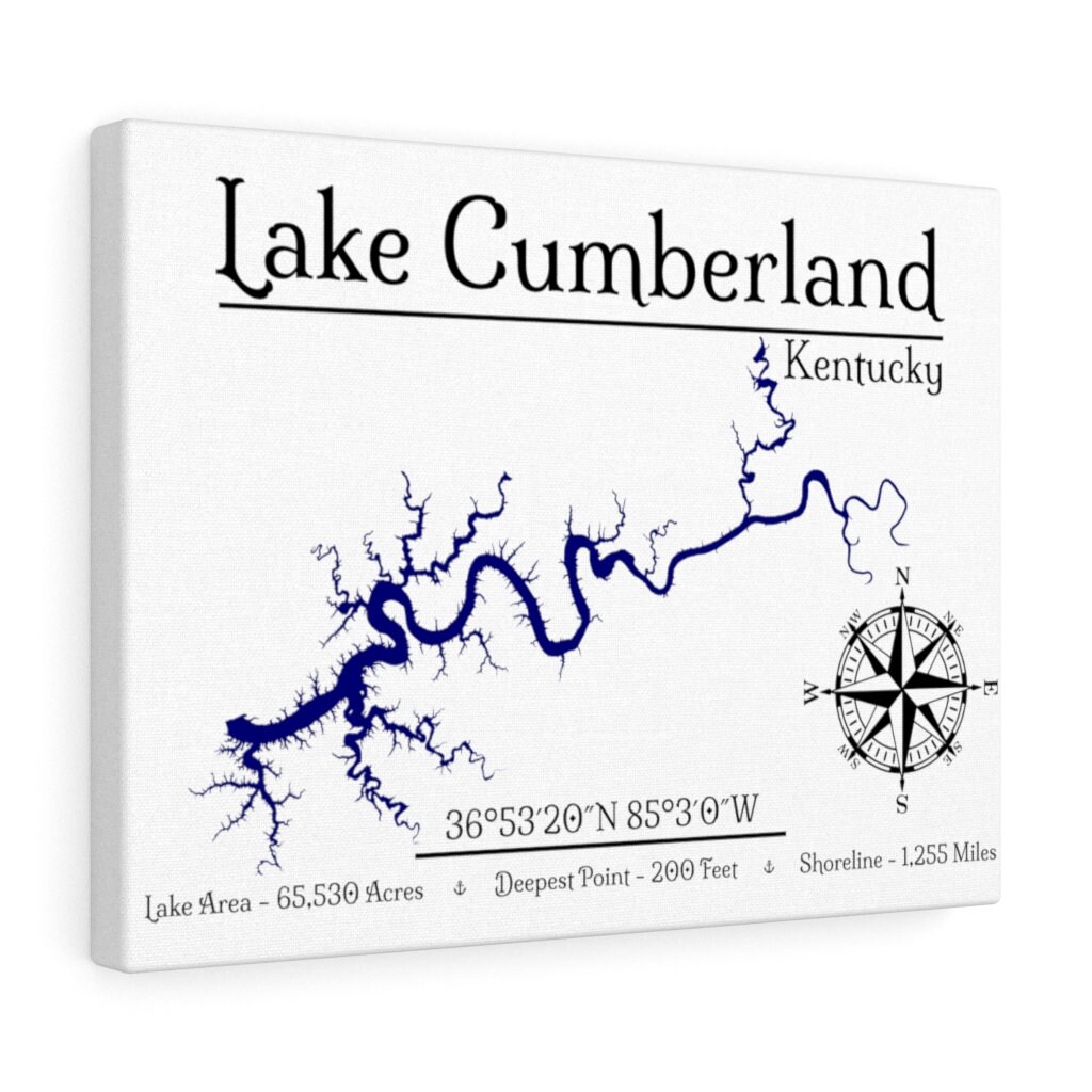 Lake Cumberland Canvas Print High Quality Lake Cumberland Etsy India