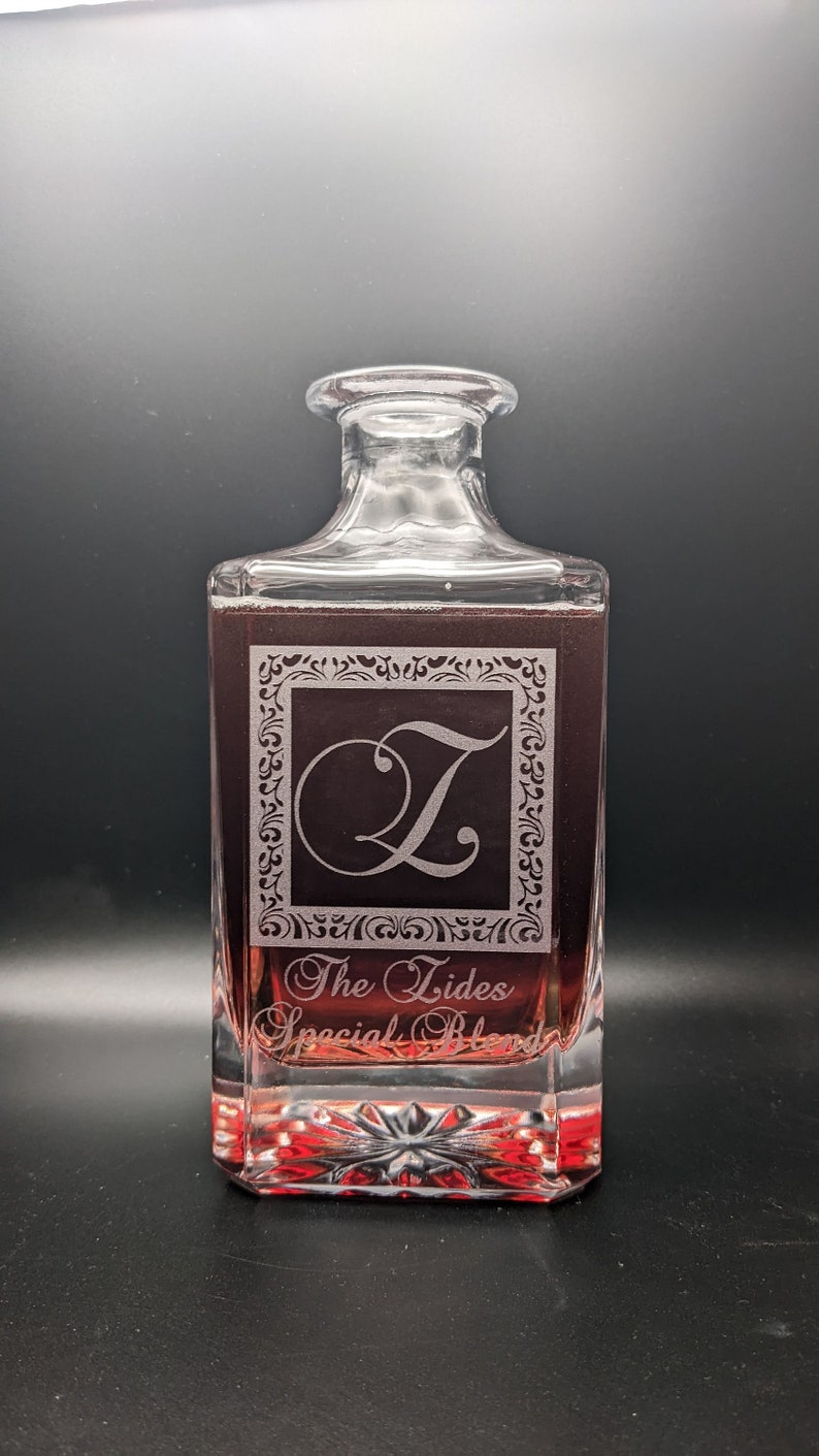 Whiskey Decanter Set Personalized Barware Wedding Gift Etsy
