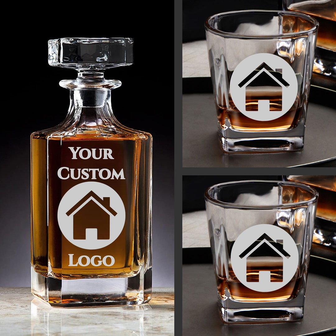 Custom Logo Barware Personalized Barware Decanter Set Barware Custom