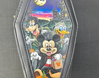 Hand painted Mickey Halloween Crossbody READY TO SHIP