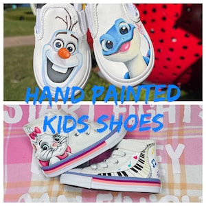 Custom Hand Painted Kids Shoes