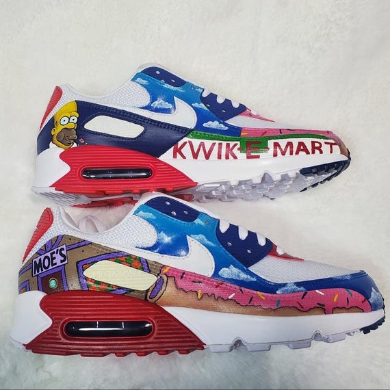 Custom Air Force 1s “The Simpson’s” THE SIMPSONS Shoes - Etsy main image 4
