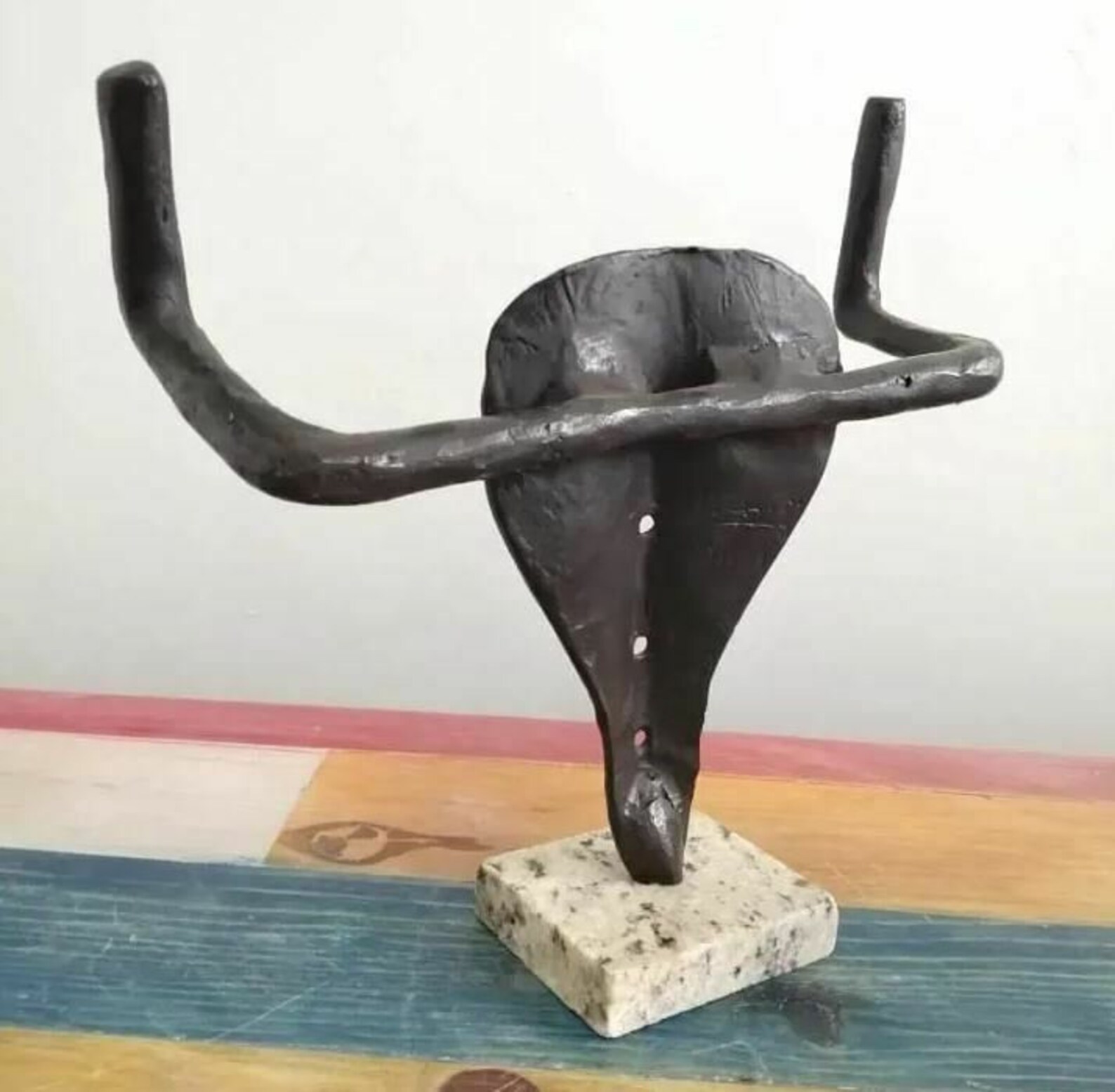 Pablo Picasso Bronze Sculpture Bull Head Signed Etsy