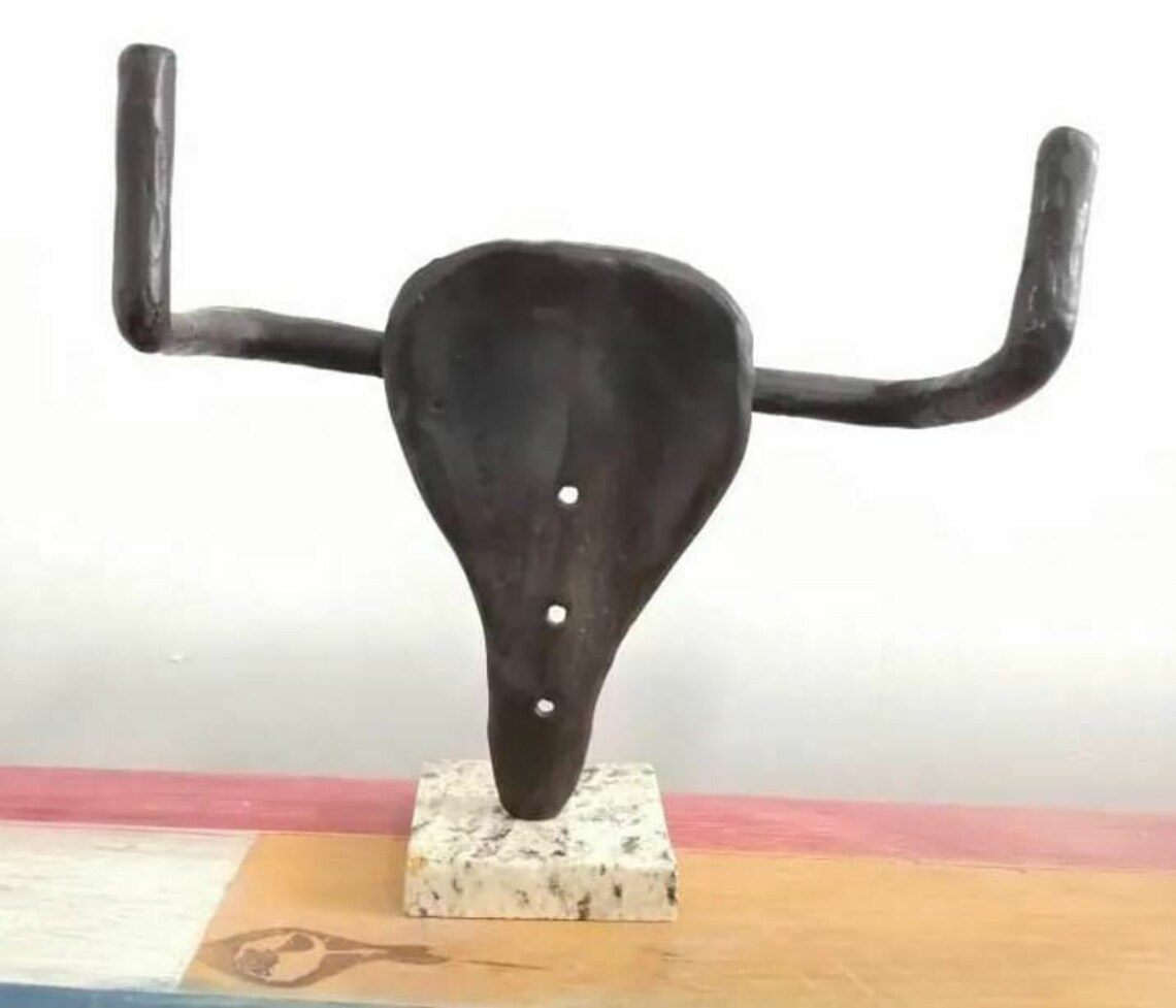 Pablo Picasso Bronze Sculpture Bull Head Signed Etsy