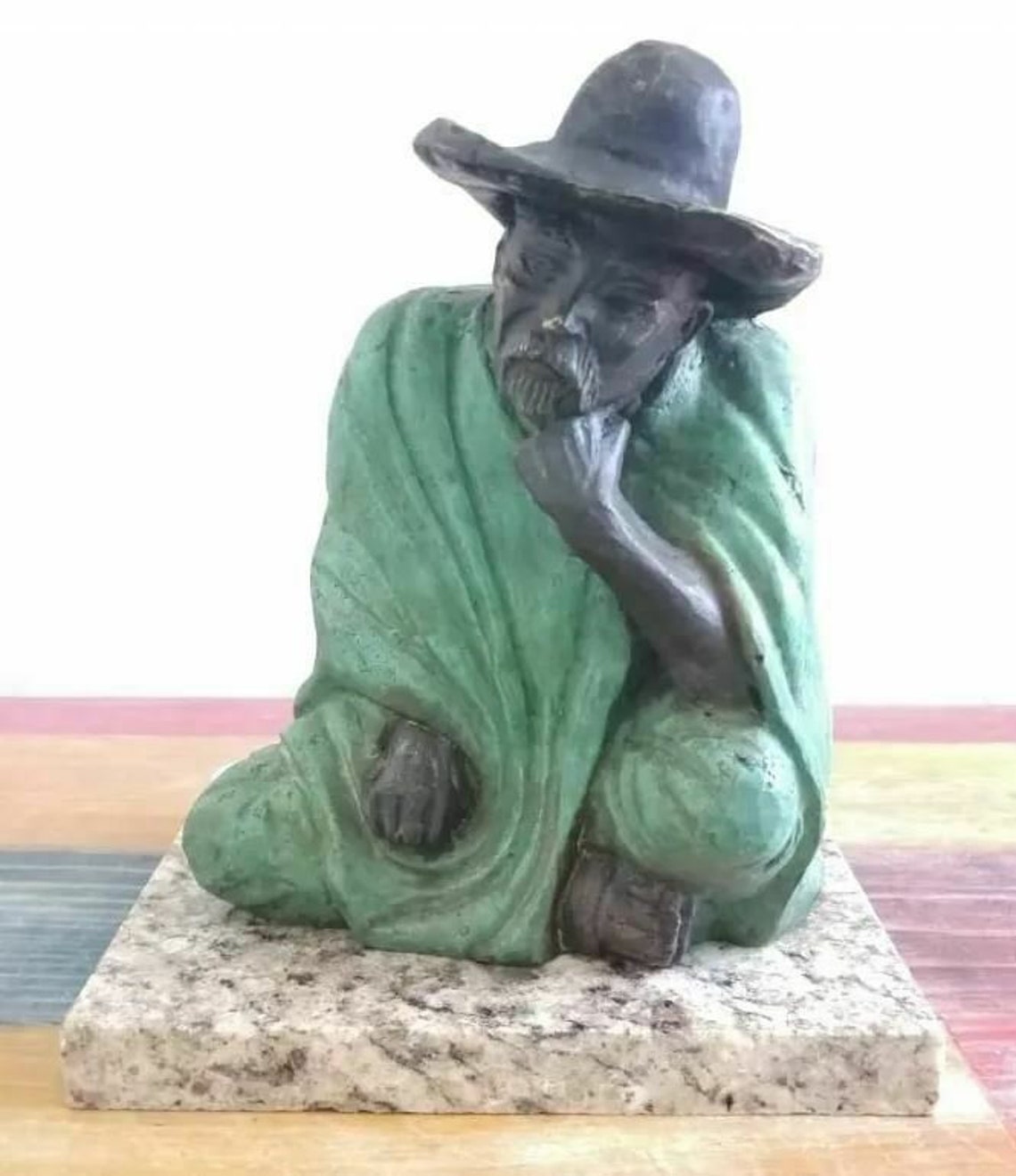 Francisco Zuniga Bronze Sculpture Old Age Signed Etsy