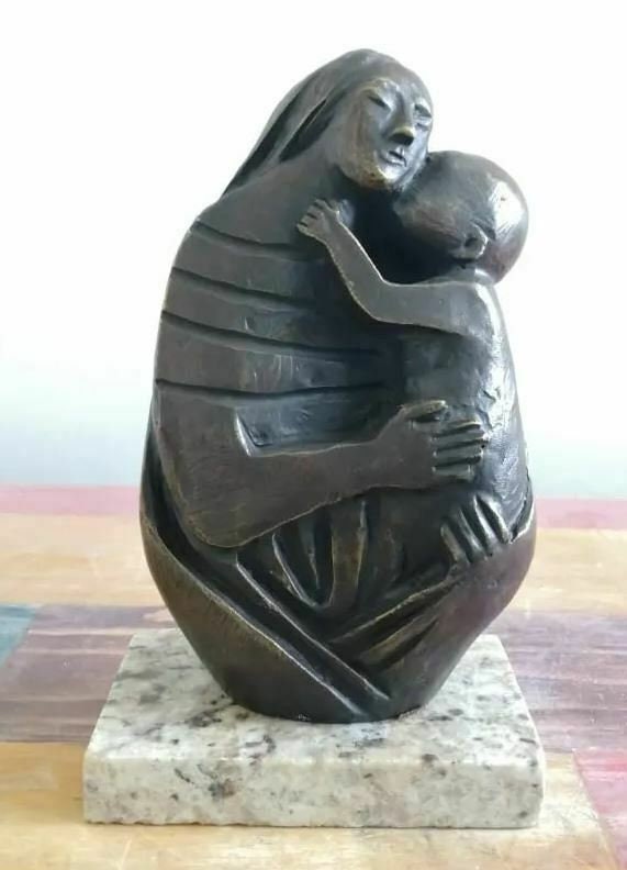 Barbara Hepworth Bronze Sculpture Mother With Baby Etsy