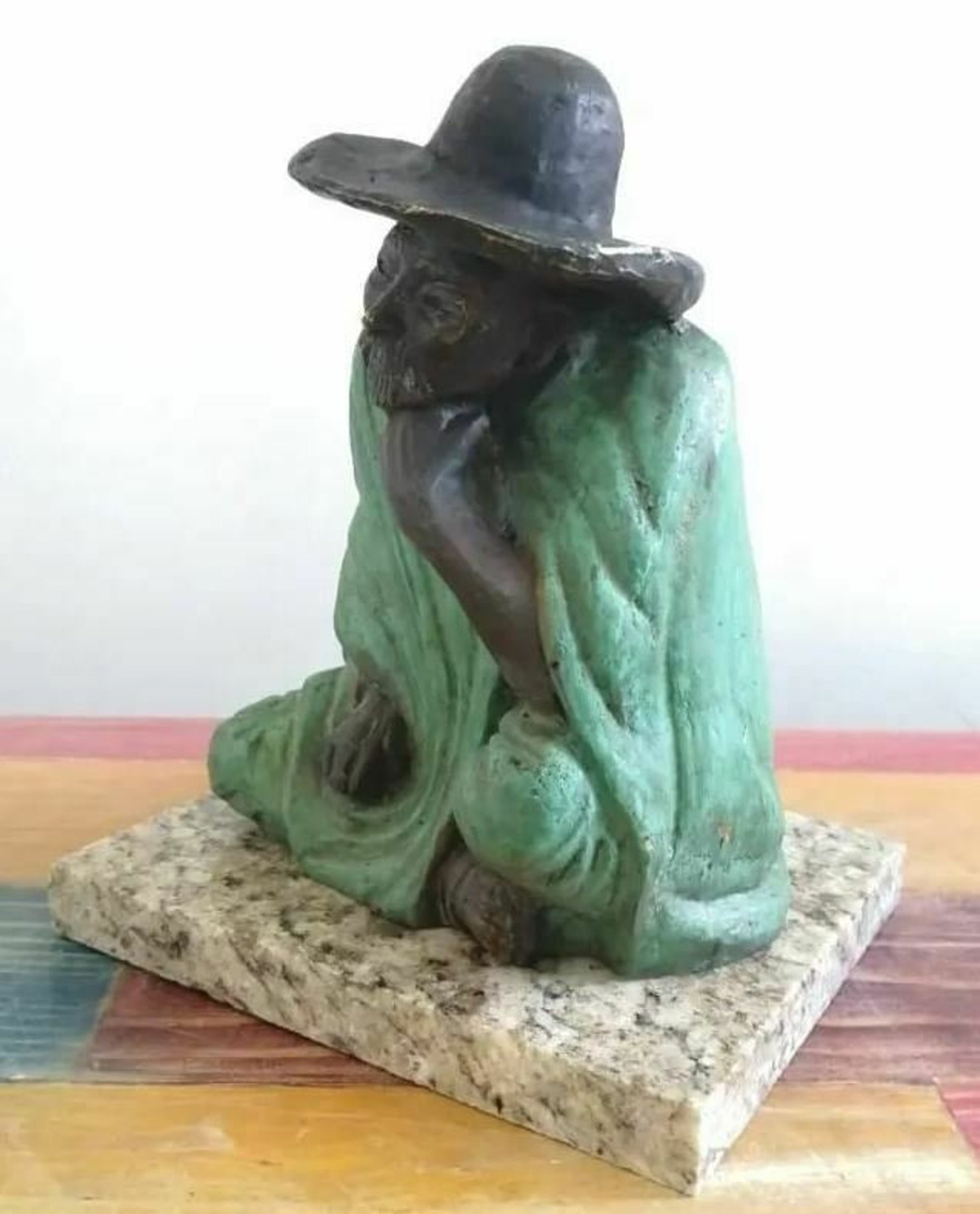 Francisco Zuniga Bronze Sculpture Old Age Signed Etsy