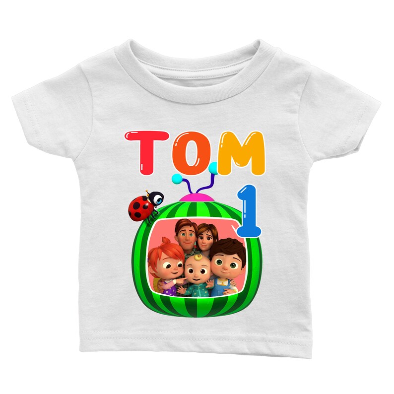 Download Cocomelon Personalized Birthday T-shirt Unisex | Etsy