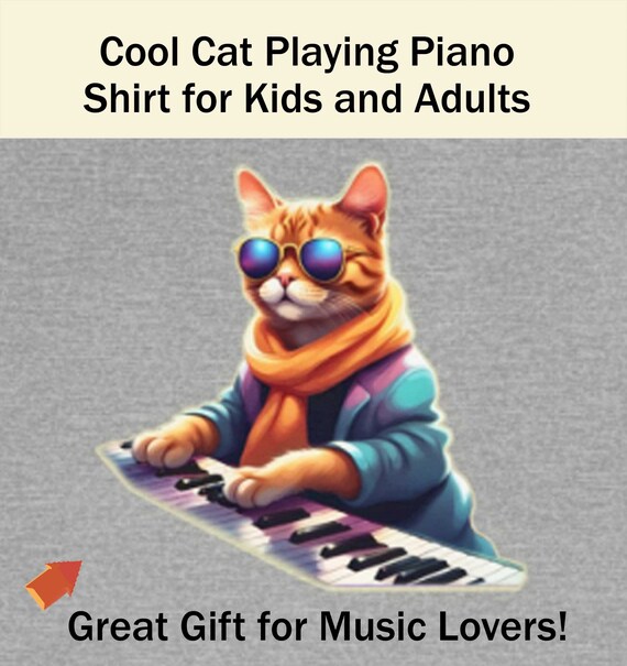 Cat Lovers Gifts-Musical Cat-Cat Lovers Shirt Musician Gift Cat Lovers Gifts-Musical Cat-Cat Lovers Shirt Musician Gift