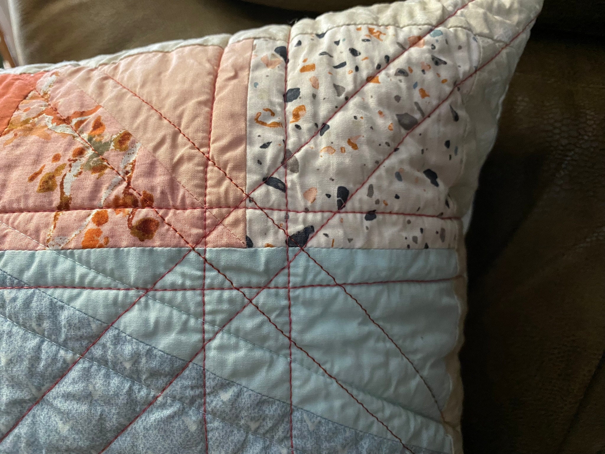 Handmade Quilted Pillow Covers. Matching Set of 2 Tikkun Etsy