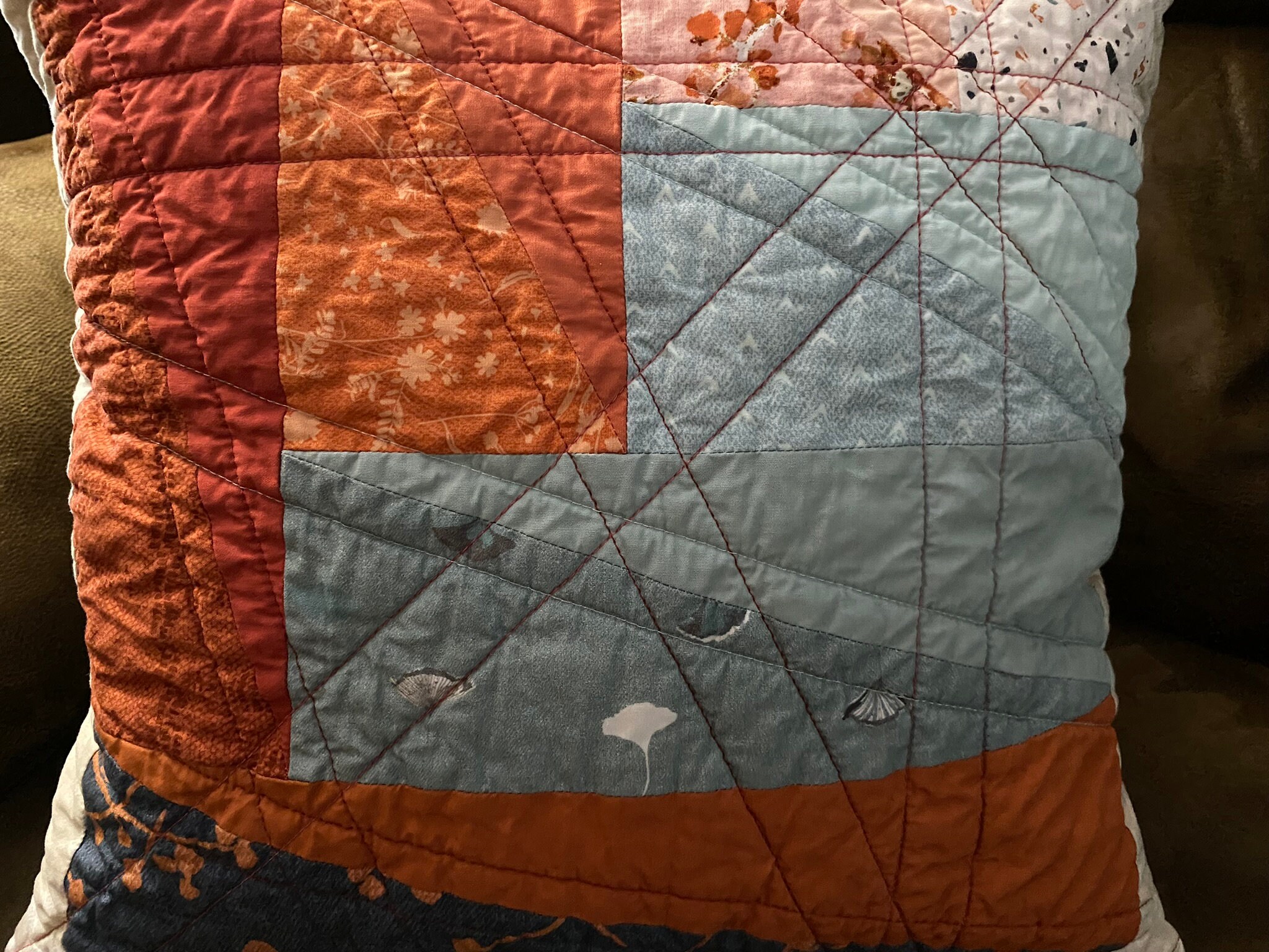 Handmade Quilted Pillow Covers. Matching Set of 2 Tikkun Etsy