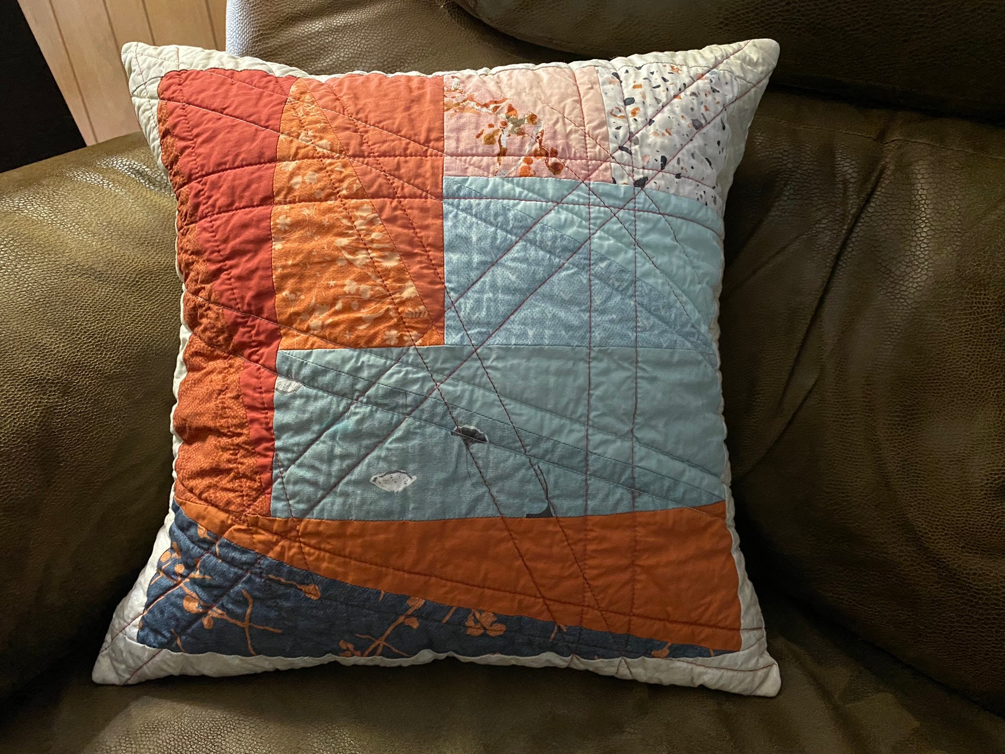 Handmade Quilted Pillow Covers. Matching Set of 2 Tikkun Etsy