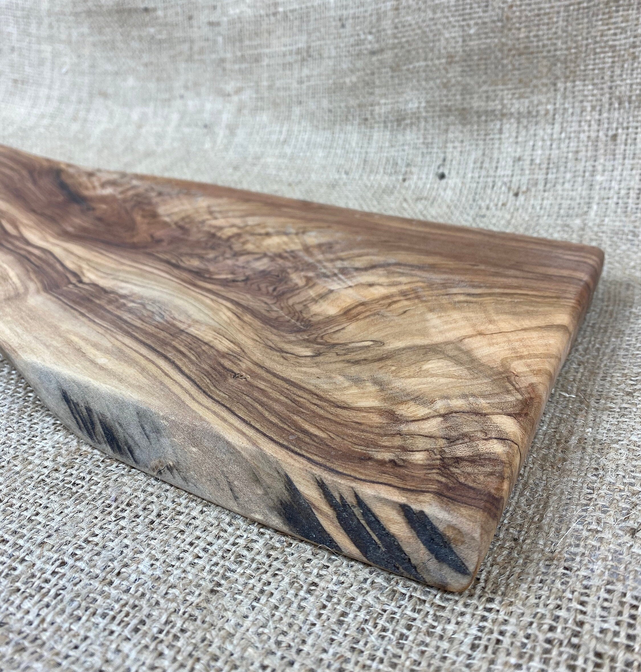 Tabla de corte de madera de olivo Etsy