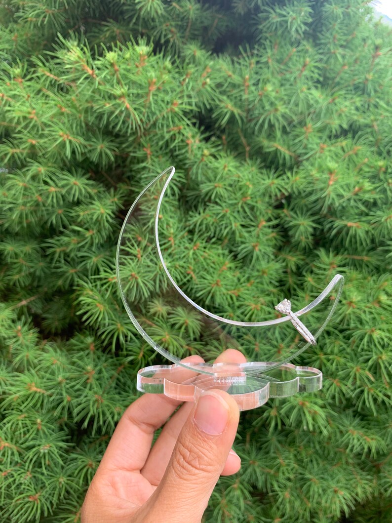 Moon Ring Holder Silicone Mold // Ring Holder Mold // Mold for Etsy