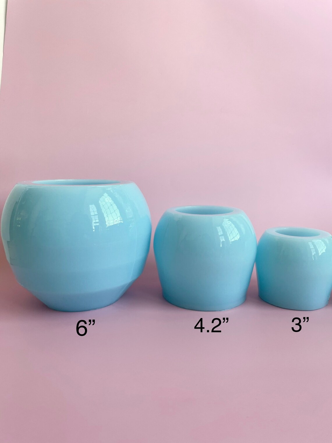 Large Sphere Silicone Molds // Free Standing Sphere Mold // Etsy