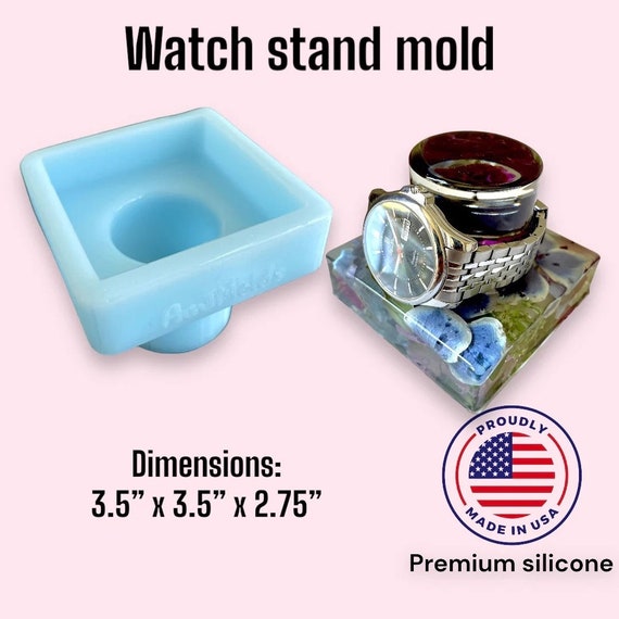 Watch stand mold, bracelets holder mold, scrunchies holder mold, functional mold, high quality mold, silicone mold, smooth and shiny finish