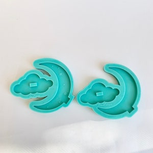 Moon ring holder silicone mold // ring holder mold // mold for resin // AaJmolds // AaJ Molds