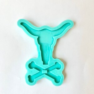 Bull skull ring holder mold // silicone mold for resin
