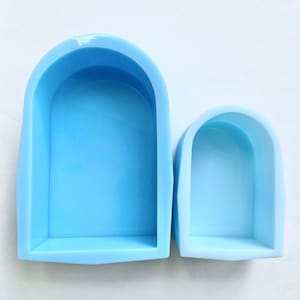 3&quot; Deep Arch Block mold // Silicone mold for resin casting  // molds for flower preservation