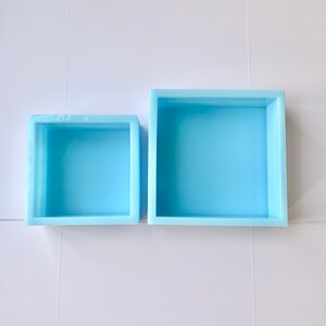 3&quot; Deep Square Block Mold // High quality silicone mold for resin // Mold for floral preservation