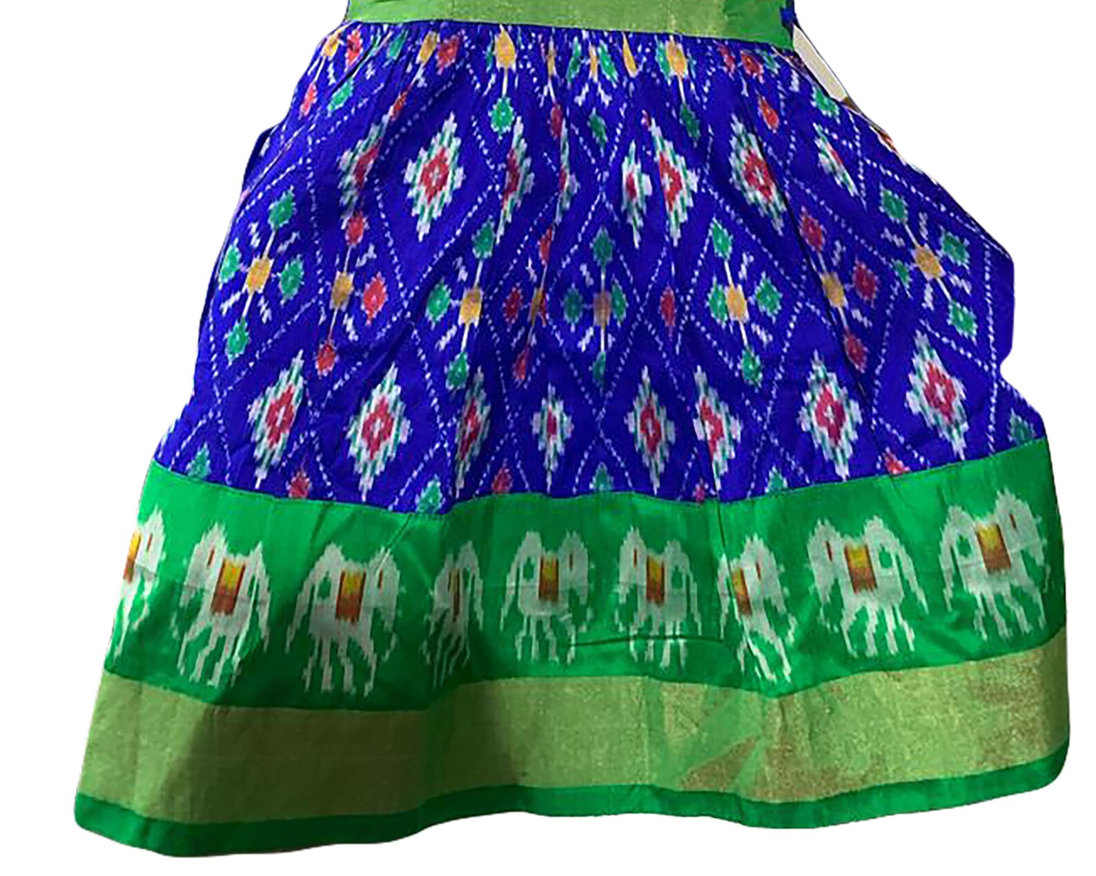 ikkat long frocks with price