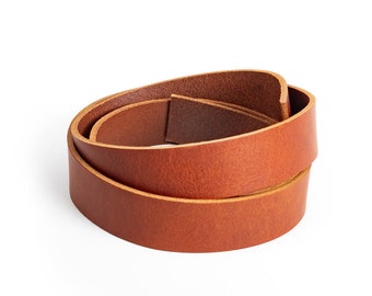 Chicago belt straps | Thick and soft leather with a matte finish